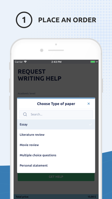 Screenshot #3 pour SpeedyPaper: Essay Writing App