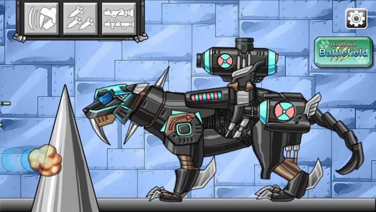 Combine! Dino Robot - Smilodon Black