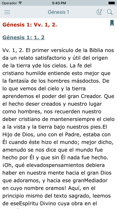 Screenshot #1 pour Estudios Bíblicos Cristianos: Comentario y Biblia