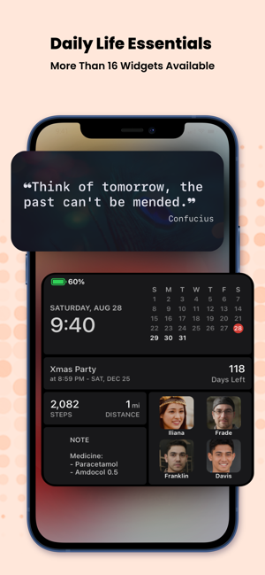 Combo Widget - Екранна снимка на Sticky Notes