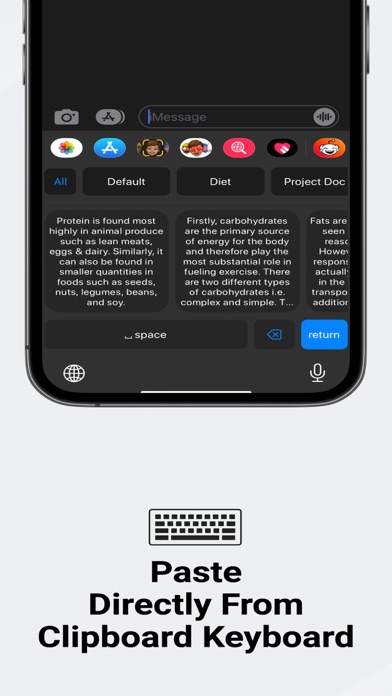 Clipboard Keyboard Manager App Screenshot