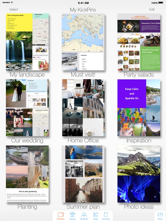 Kickpin Collage Maker - Create Photo Video Designs