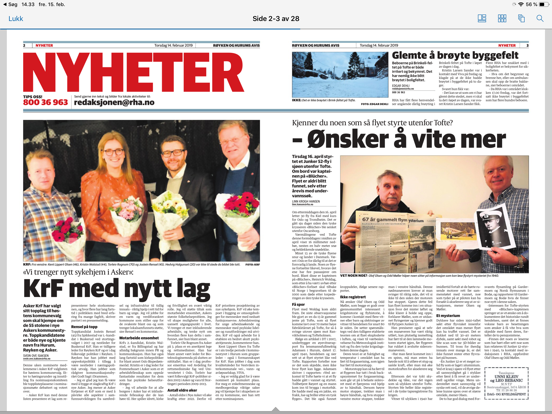 Screenshot #6 pour Røyken og Hurums Avis eAvis