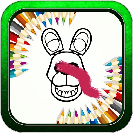 Color Book Game for "five nights at freddy's" iOS App