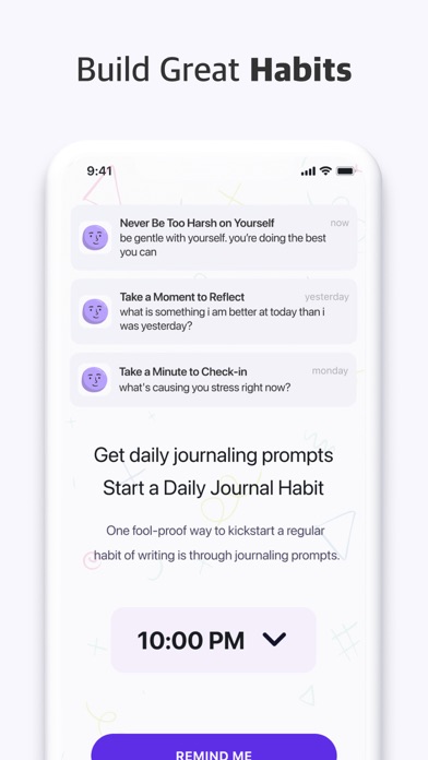 Daily Journal: CBT Self Care Screenshot