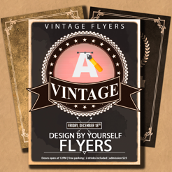 ‎Vintage Logo & Poster Maker