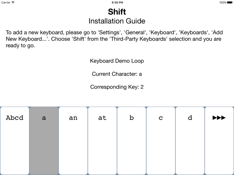 Shift - Keyboard Extension