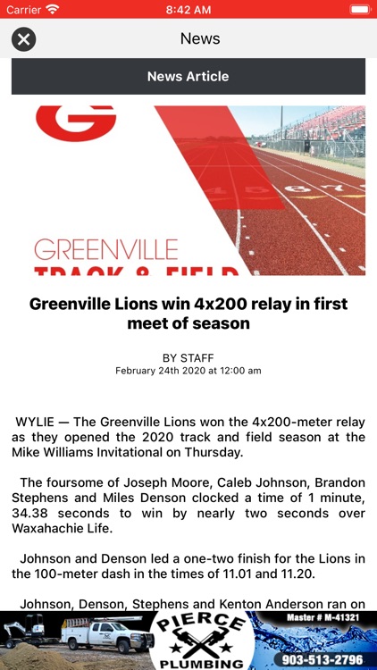 Greenville Lions Athletics screenshot-7