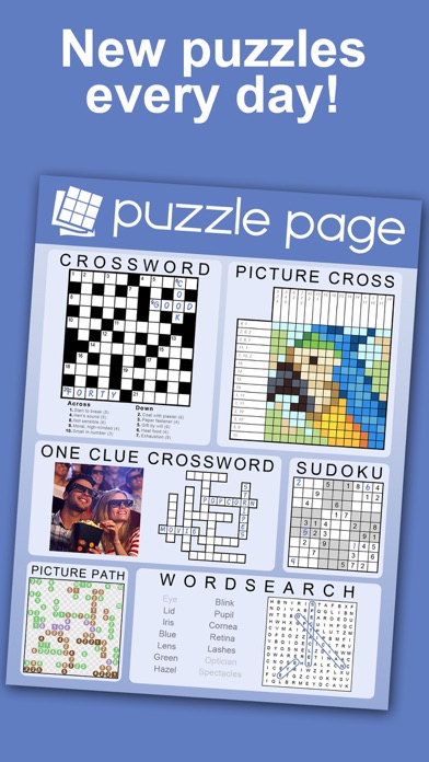 Puzzle Page - Daily Games! Screenshot