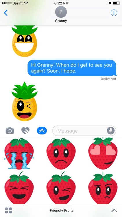 Friendly Fruits Sticker Pack