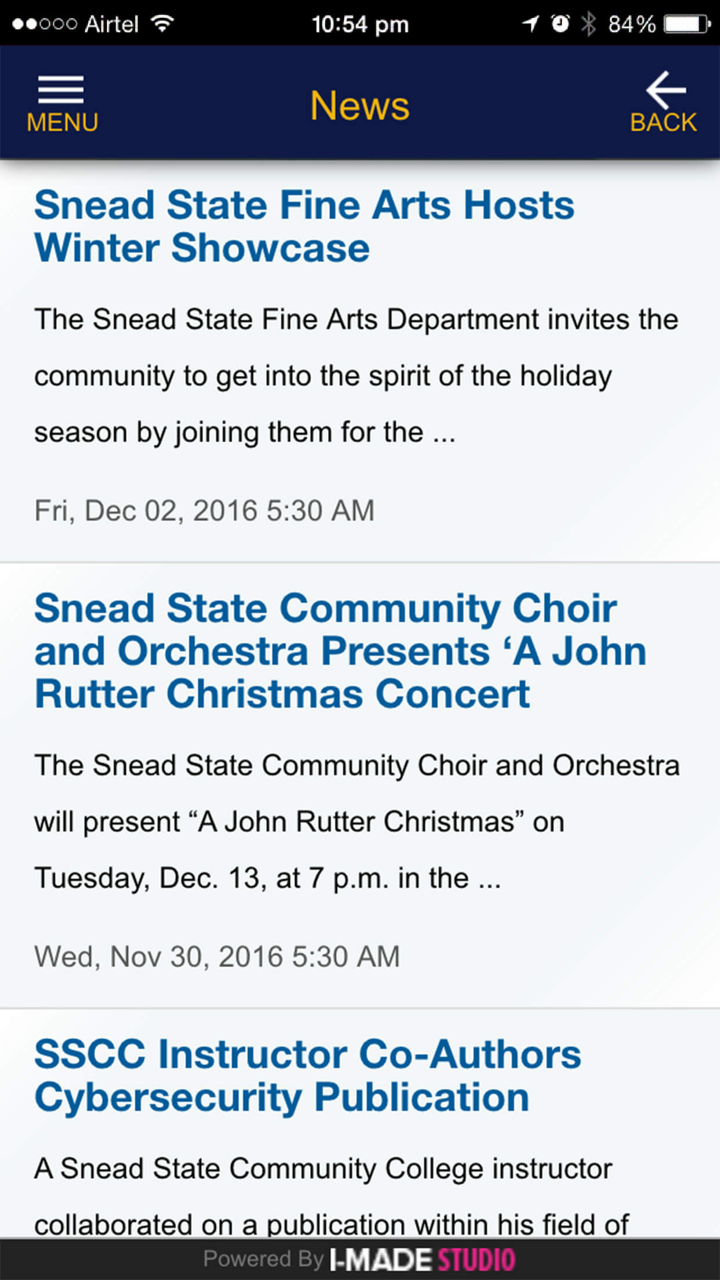 mySnead screenshot 4