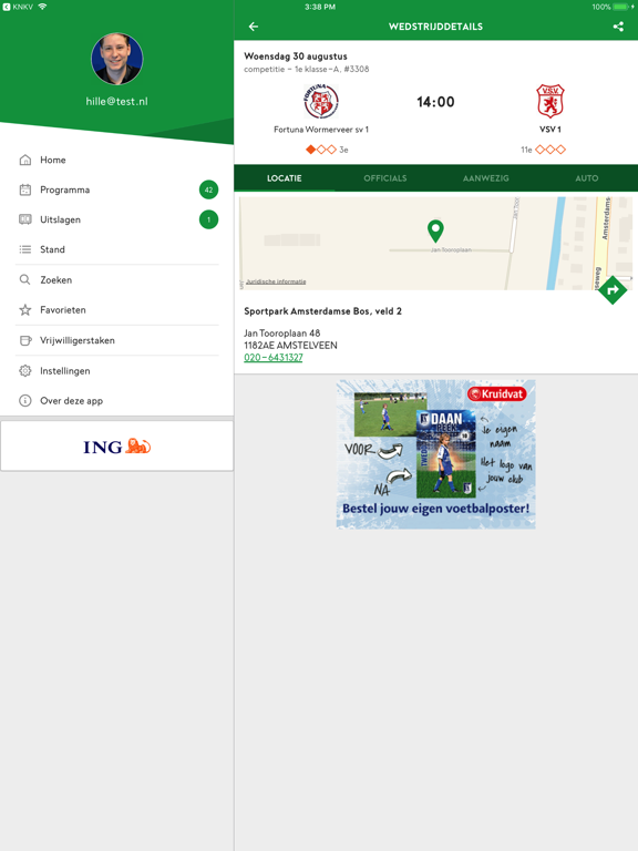 Screenshot #6 pour Voetbal.nl - De officiële app