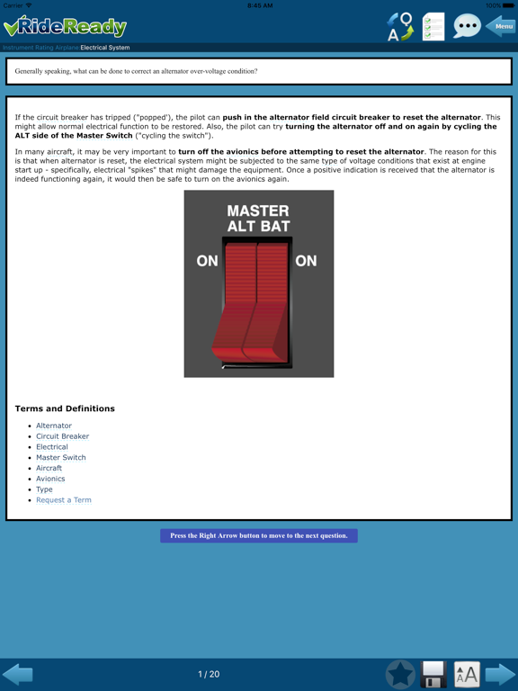 Screenshot #6 pour IFR Instrument Rating Airplane