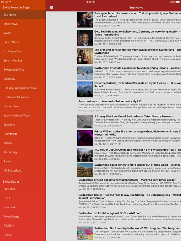 Screenshot #4 pour Swiss News English & Radio - Switzerland Today