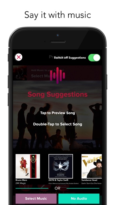 Screenshot #1 pour Tunified - Say it with music