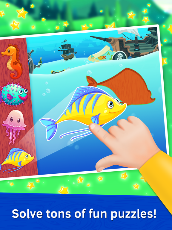 Screenshot #4 pour Puzzle poisson. Casse tete pour bebe