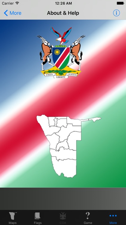Namibia Region Maps and Capitals