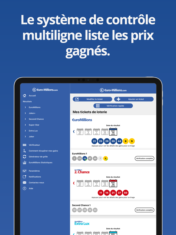 Screenshot #6 pour EuroMillions (Française)