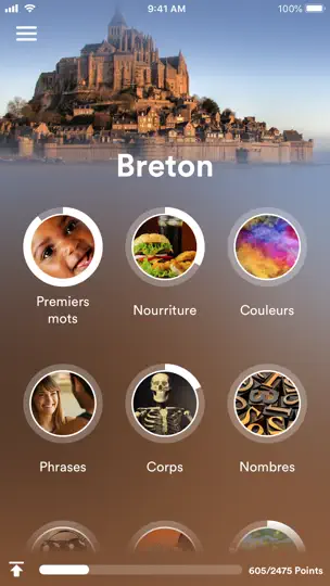 Capture d'écran de Apprendre Le Breton - EuroTalk sur iPhone 1