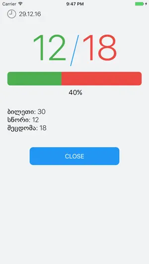 Georgian driver license test screenshot 5