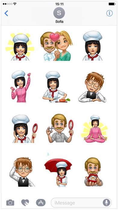 Screenshot #3 pour Cooking Fever Stickers - Mega Pack