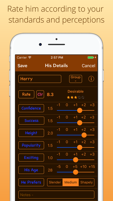 rateHim: Rate him for dating Screenshot