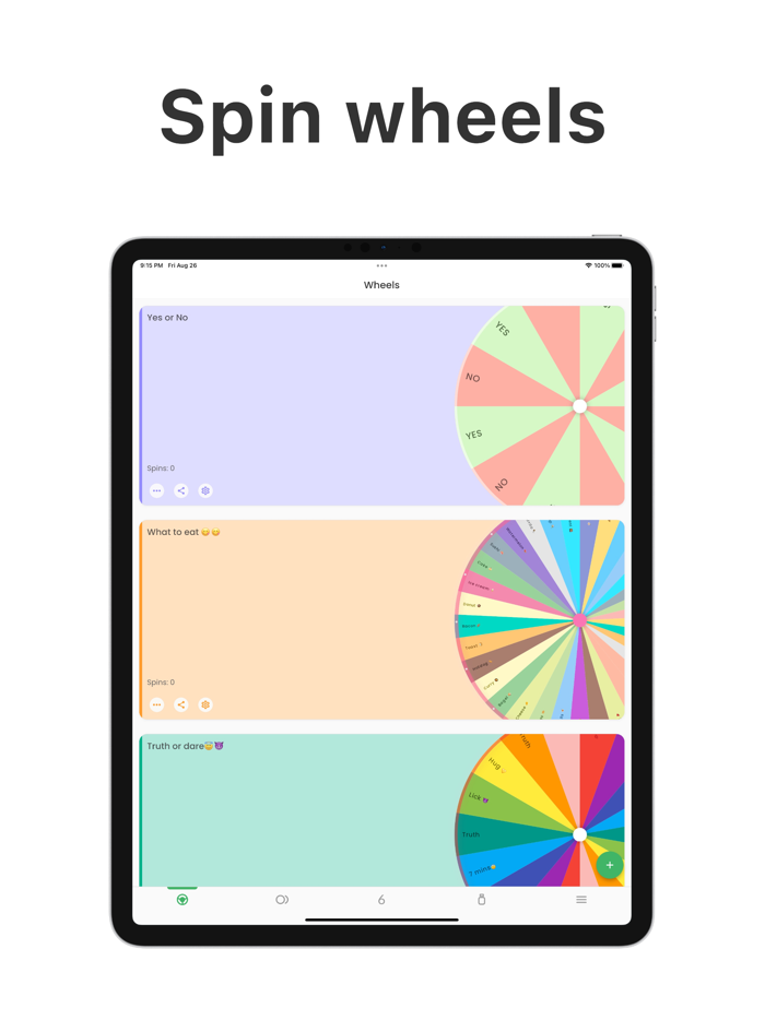 Decisions Spin Wheel Roulette