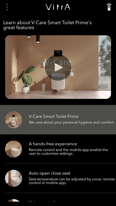 V-Care Smart Toilet Prime Screenshot