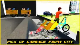 Game screenshot Дети катаются на мусоропроводе и байкерском симуля apk