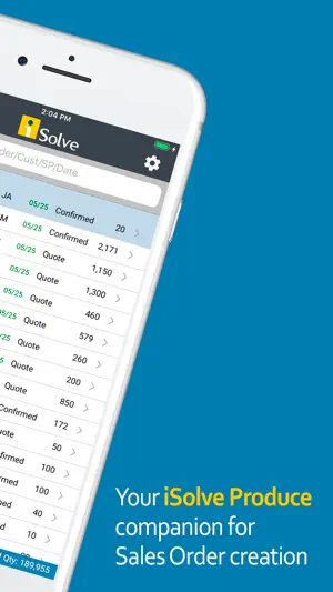 iOrderEntry screenshot 2