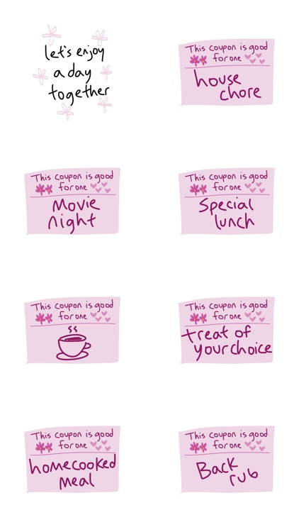 Mother's Day Coupon - photo stickers for iMessage