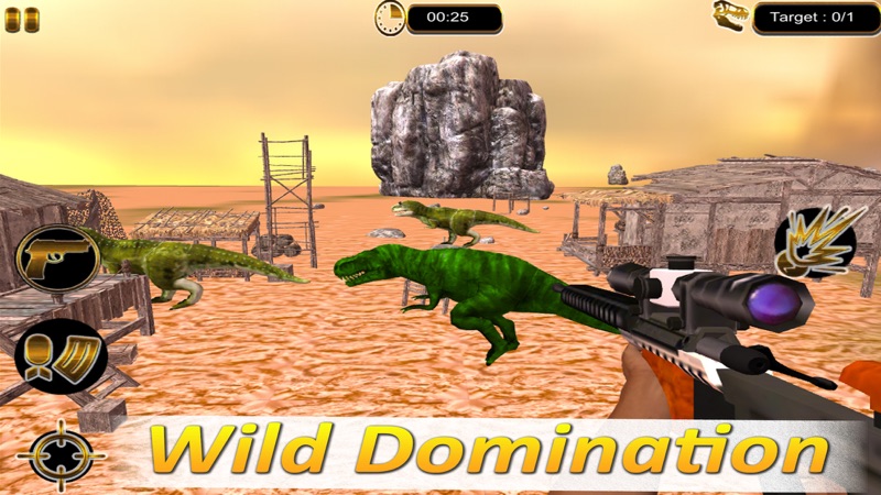 Wild Dinosaur Shooter: Sniper Hunt screenshot 1