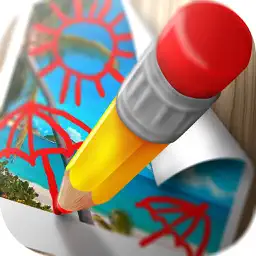 Doodle on Photo – Write Text and Draw on Pictures app icon
