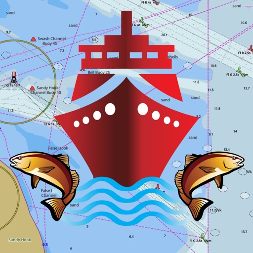 i-Boating: Nautical / Marine Charts & Fishing Maps