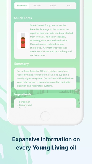 Young Living Essential Guide + Screenshot