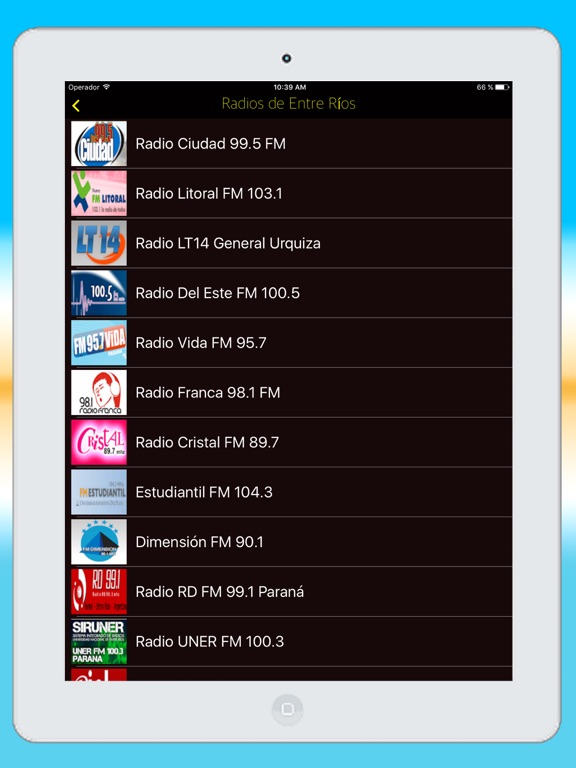 Screenshot #6 pour Radios de Argentina Online - Emisoras en Vivo FM