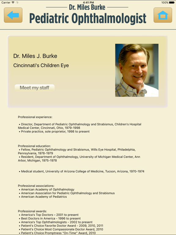 Screenshot #5 pour Dr. Miles Burke Pediatric Ophthalmology