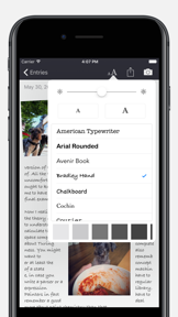 Chapters - Notebooks for Writing screenshot