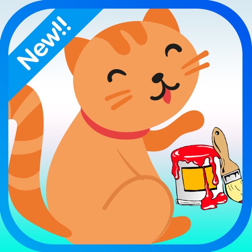 Cats And Kittens Coloring book For kids and Toddle icon