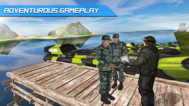 Army Boat Sea Border Patrol - Modern Naval Warfare