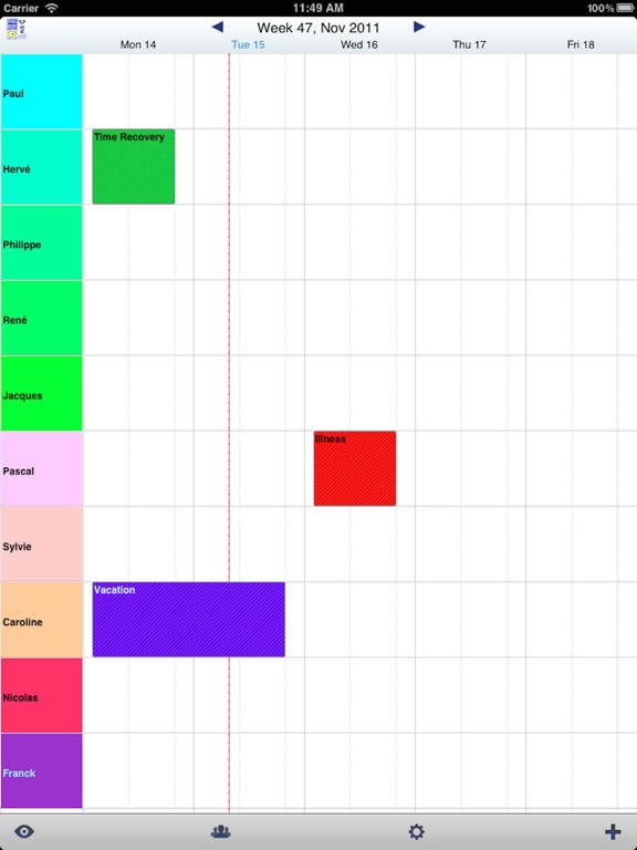 Planning PME HD iPad screenshot 2 - Productivity app