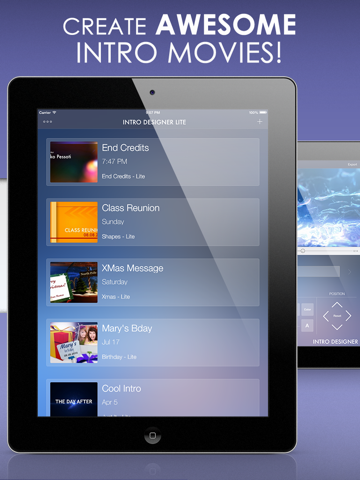 Intro Designer Lite - Create Intros for iMovieのおすすめ画像1