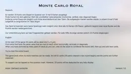 Game screenshot Monte Carlo Royal Solitaire TV hack