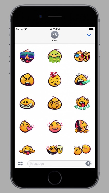Wackey Smiley Sticker