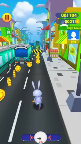 Game screenshot 3D Rabbit Street Racer Escape Police Free Games mod apk