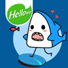 ステッカー,スタンプ,Hellowe Stickers: Iron Shark YoDo