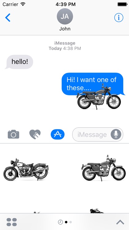 Classic Motorcycle Stickers screenshot-3