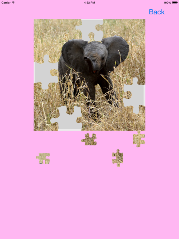 Screenshot #4 pour Elephants Jigsaw Puzzles with Photo Puzzle Maker