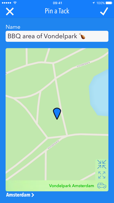 Screenshot #2 pour Tacks - drop a pin, come back later