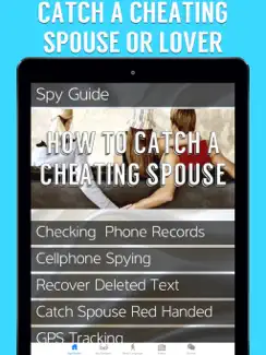 Catch Your Cheating Spouse: Spy Tools & Info 2017 iPad image 1